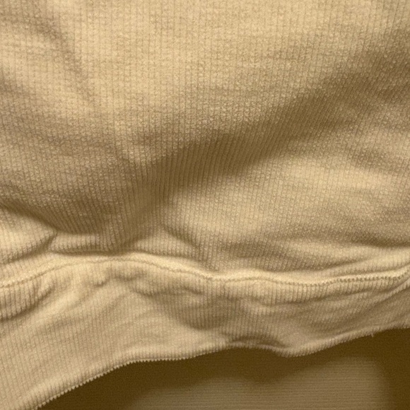 Vintage Y2K Sheri Bodell Corduroy White 100% Rabbit Fur Trim Jacket Sz XS - Picture 14 of 16